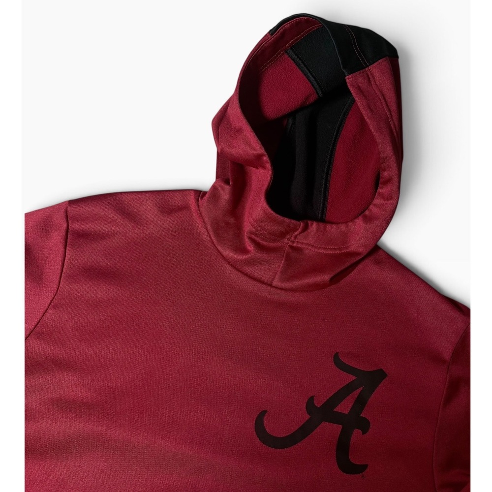 Nike Alabama Crimson Tide Therma-FIT Hoodie Mens Crimson Red Scuba Sweatshirt
